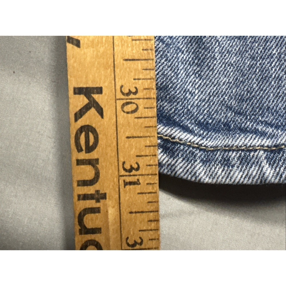 BKE Stella Bootcut Stretch Jeans 26x31 1/2 Low Rise Distressed Slim Fit - Picture 15 of 15